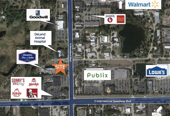Deland Outparcel-North Woodland +/- 1.5 Acres: 0 N Woodland Blvd, DeLand, FL 32720